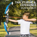Kids Bow and Arrow Set, LED Light Up Archery Toys Set for Kids Ages 4-8 8-12, with 10 Suction Cup Arrows, Target & Quiver, Boys