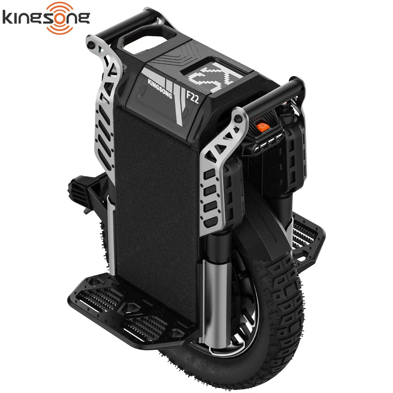 Newest KingSong F22 Pro 176V 3108Wh 50S Battery 5500W Motor 130+ km/h Idle Speed 100mm Travel Suspension 2.75-14 Tire Unicycle