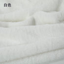 Plain Faux Fur Fabric Smooth Clothes Coats Dolls Sewing Thickened Imitation  Rabbit Plush Textile Soft Silky.