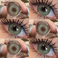 Bio-essence Colored Contact Lenses for Eyes Natural Eye Lenses Gray Contact Green Lenses Blue Lenses Fashion Lenses 1 Pair