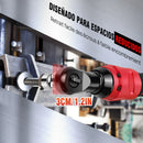 Cordless Electric Ratchet Wrench,90°. Angle Wrench 12V Power Ratchet Tool with 2 Batteries & Charger+7 Sockets. - DayPlus 200NM 3/8"