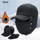 Winter Warm Thickened Artificial Fur Baseball Hat Unisex Skiing Soft Hat for Extreme Cold Weather Fishing Outdoor Activities