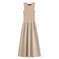 Dresses Summer Women's 2025 New Chic Slim Simple Elegant Holiday Dress Street Women's Comfortable Youth Dress