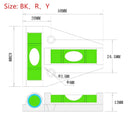 M68B Durable T-type Mini Level RV Modification Parts Suitable for Appliances Machines Pool Tables High Accuracy Waterproof