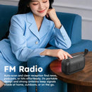 Monster M6 Outdoor Bluetooth Speaker Dual Speaker Powerful Portable Bluetooth Sound Box Support FM/TF/USB/AUX/Earphones Input