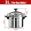 Cooker Pot Professional Pressure, Cooker Heavy-Duty Aluminum Explosion-Proof, Cooking Pots for Gas. - 3L/5L/7L
