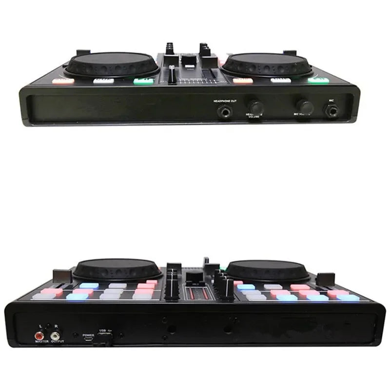 Smart Mobile Phone DJ Dish Adjuster MIDI Controller Computer Multifunction Built-in Sound Card Playing Audio Adjustment Players