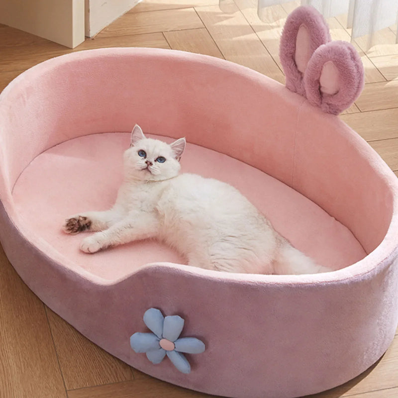 Soft Pet Bed Detachable Washable Dog Sleeping Very Soft Comfortable Warm Cat Mats Four Seasons Detachable Pet Beds Supplies