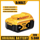 battery charger, fast charging, lithium battery, tool battery . - DEWALT original 20V, 5AH, DCB115, DCB118