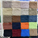 Plain Faux Fur Fabric Smooth Clothes Coats Dolls Sewing Thickened Imitation  Rabbit Plush Textile Soft Silky.