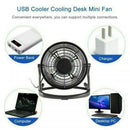 Mini USB Cooler Desk Fan  Rotatable Fan Summer Fashion Portable