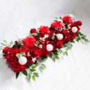 Artificial flower wall decoration for weddings, peony flower arrangements
