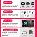 Powerful Bluetooth Speakers Colorful LED Home TV Theater Sound Wireless Subwoofer 3D Stereo Surround Wooden Material USB Wired