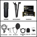 BM-800 USB Recording Microphone Professional Condenser Mic Kit with Articulated Arm For Gaming Podcasting Streaming Youtube