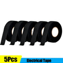 Electrical Tape Heat Resistant Harness Tape Adhesive Cloth Tape Waterproof Tape Insulating Automotive Fabric Cloth Tape 5Pcs