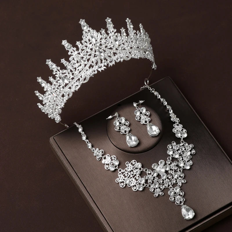 Bride Luxury Crown 3-piece Set, and Romantic Birthday.