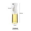 1pc 200ml/300ml Oil Spray Bottle Kitchen Cooking Olive Oil Dispenser Camping BBQ Baking Vinegar Soy Sauce Sprayer Containers