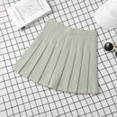 Brown Skirt Ladies 2025 Summer Clothes Women's High Waist Harajuku Korean Style Black Mini Pleated Skirt For School Girl Uniform