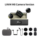 LINIM M8 Wireless Lavalier Microphone for iPhone Camera Type-C Noise Cancellation 23H Battery for Vlog Interview Live Streaming