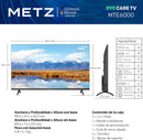 Metz 40Mte6000Z Tv 40 Full Hd Google Tv |   Eyecare 3.0, Hdr10, Dolby Audio, Bluetooth Remote, Borderless Frame, Black