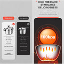 Cooker Pot Professional Pressure, Cooker Heavy-Duty Aluminum Explosion-Proof, Cooking Pots for Gas. - 3L/5L/7L