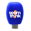 Customize Logo for Mic Foam Windscreen Microphones Covers for Handheld Interview Microphones 40mm Opening