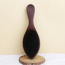 Men Afro Pro Wave Brush Curve 360 Wave Brush Bristles and Nylon Beard Styling Brush