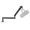 Adjustable Low-profile Arm Microphone Stand with Cable Managment/Desk Mount, Suspension Boom for K688 Ampligame AM8-BM88. - FIFINE