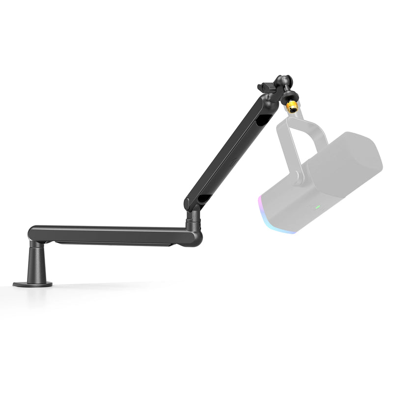 Adjustable Low-profile Arm Microphone Stand with Cable Managment/Desk Mount, Suspension Boom for K688 Ampligame AM8-BM88. - FIFINE