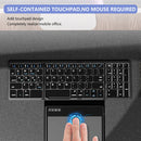 BOW Foladable Bluetooth Keyboard with Touchpad Pocket Folding Keyboard for Laptop Phone Tablet  Wireless Rechargeable Keyboard - BUY ABROAD NOW