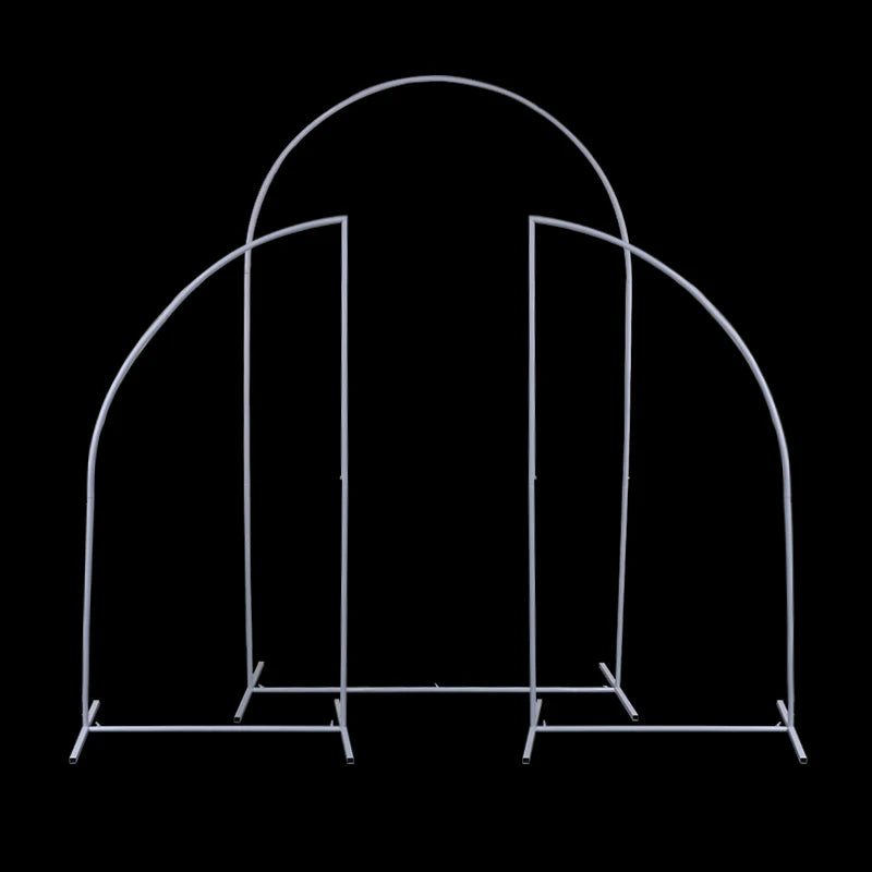 Metal Wreath Arch Set, Wedding Backdrop, Decorative Flower Stand,