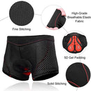 Men's Cyclin Underwear Shorts with 5D Gel Padded Breathable