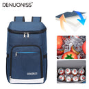 DENUONISS Thermal Cooler Backpack Insulated Cooler Bag Fridge Thickened Waterproof Portable Refrigerated Bag With Bottle Opener