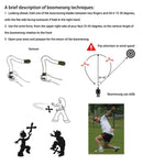 Children Boomerang Soft Three-leaf Cross Adult-kids Interactive Outdoor Toy Early Education Puzzle Decompression Gift