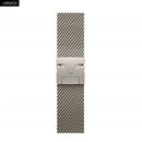 URVOI Band for Apple Watch Ultra 3 2 Series 11 10 9 8 SE stainless steel mesh strap for iWatch secure parachute buckle 46 49mm