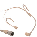 Top Quality Singing Headset Mic Unidirectional Headworn Microphone For Sennheiser Shure AKG Wireless System 3.5mm 4pin 3pin Jack