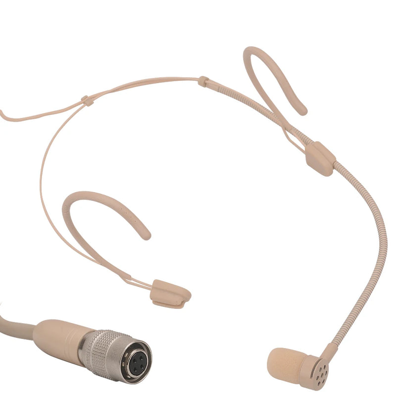 Top Quality Singing Headset Mic Unidirectional Headworn Microphone For Sennheiser Shure AKG Wireless System 3.5mm 4pin 3pin Jack