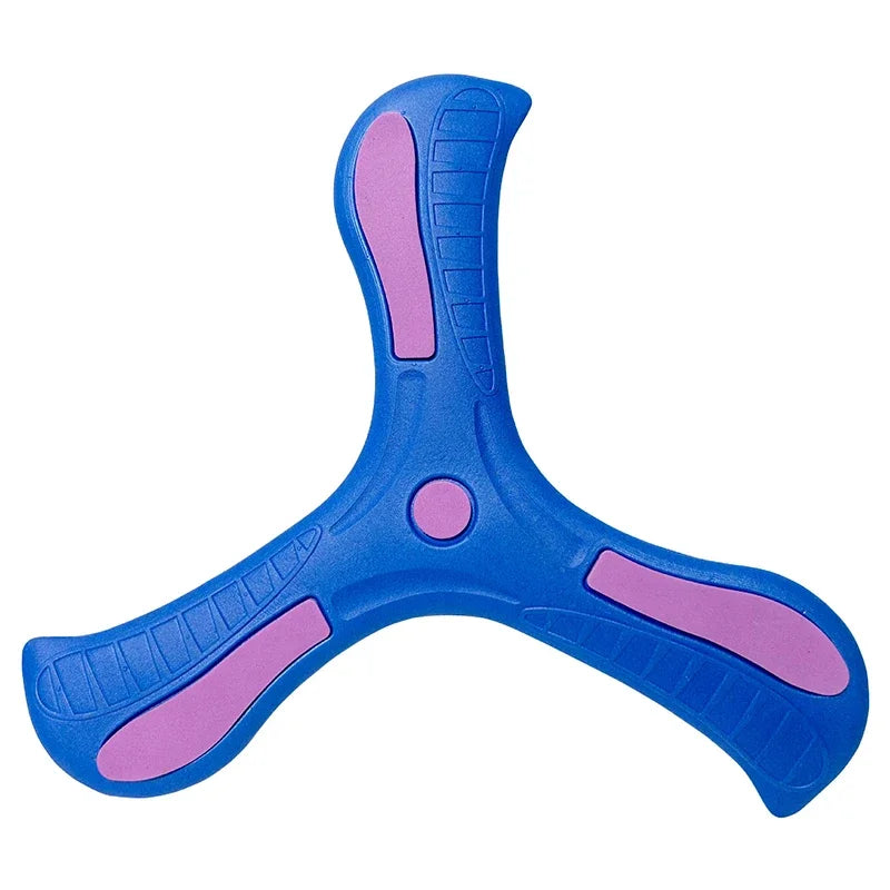 Children Boomerang Soft Three-leaf Cross Adult-kids Interactive Outdoor Toy Early Education Puzzle Decompression Gift