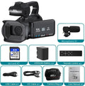 Câmera Camcorders 64MP Streaming Câmera 4.0"Touch Screen, Digital Video Câmeras Photography, YouTube Camcorder 6K Ultra HD. - KOMERY