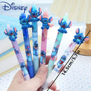 Random 6pcs Disney Anime Stitch Erasable Blue Gel Pen Kawaii Stitch Pen Stationery School Office Supplies Gifts
