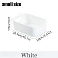 Desktop storage box cosmetics miscellaneous items snacks storage basket kitchen organizing box household drawer plastic storage