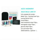 Accu answer 4in1 biochemical analyzer blood detection equipment cholesterol strip diabetes hemoglobin test paper uric acid str