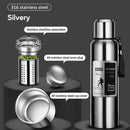 800ML Stainless Steel Thermos Bottle Sport Thermal Water Bottle Keep Cold and Hot Insulated Cup Outdoor Campping Vacuum Flasks