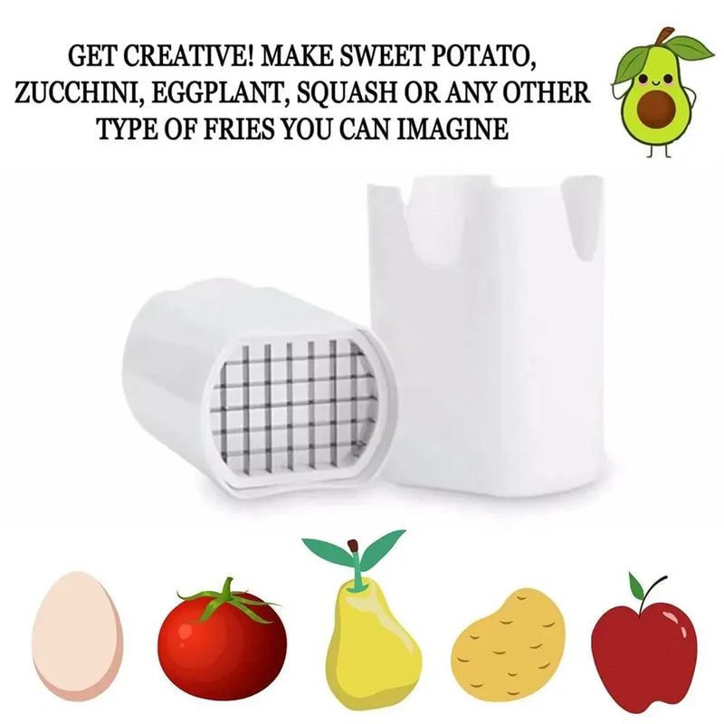 Fast natural cut vegetable and potato cutter,