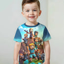 Hot Game 3D Print Baby Clothing 5 to 14 Years Male Outdoor Clothes for-M-M-minecrafts-Children Boy Girl Child T-Shirt Top Shirts