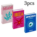 3Pcs Fashion Fake Books Living Room Decoration Designer Books Coffee Table Ornaments Club Hotel Room Villa Prop Books Decoration