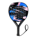 Padel Racket Carbon Fiber Surface with EVA Memory Flex Foam Core Padel Tennis Racquets Lightweight. - IANONI