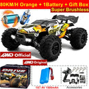 Remote Control Car Off Road 4x4 RC High Speed Buggy Truck Super Brushless 50 or 80KM/H Fast Drift Racing Toy Kids Adults. - 4WD