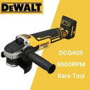 flat head angle grinder bare machine tool cutting machine brushless 18V lithium battery tools. - DEWALT DCG405 125mm