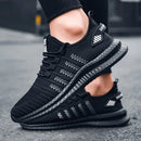 Sneakers Mesh Casual Shoes. Lac-up Breathable Lightweight Walking Sneakers Men Shoes Plus Size